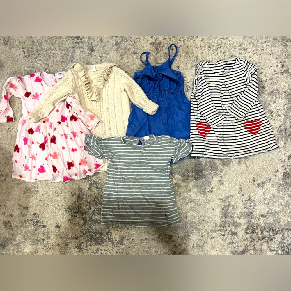 Baby Girl Gap Toddler Girls Bundle 5 Pieces Size 18-24 Months